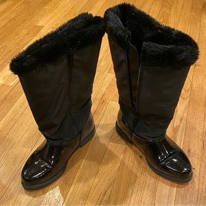 Totes Lined Winter Boots Size 9